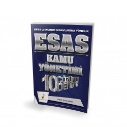 Esas Kamu Yönetimi 10 Çözümlü Deneme KPSS ve Kurum Sınavlarına Yönelik 201- Erhan Arda